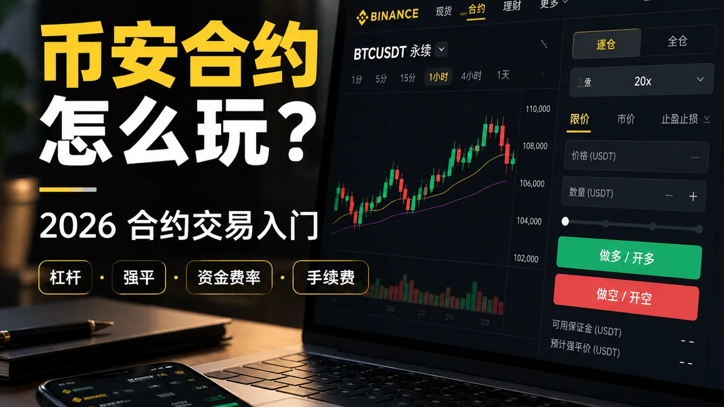 币安合约怎么玩？2026 合约交易入门：杠杆、强平、资金费率与手续费一次讲清