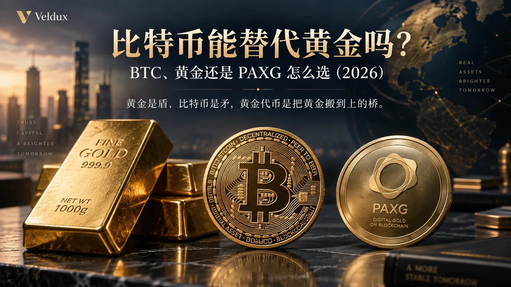 比特币能替代黄金吗？BTC、黄金还是 PAXG 怎么选（2026）